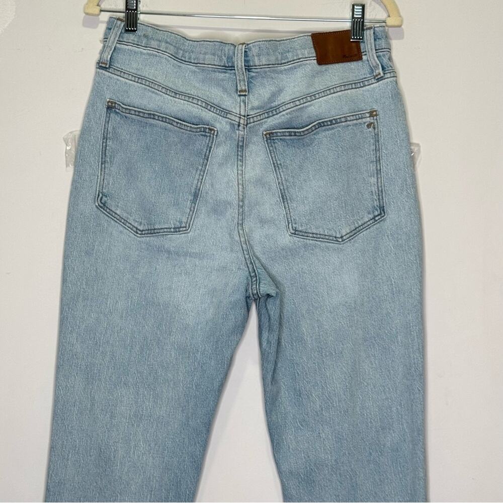 Madewell The High-Rise Slim Crop Boyjean in Dumas Wash: Ripped Edition MC556 W29 - Picture 7 of 14
